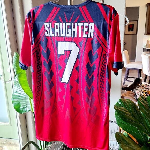 New England Patriots Graphic Top‎ Shirt adult Large Aealy Red Navy - Picture 5 of 5